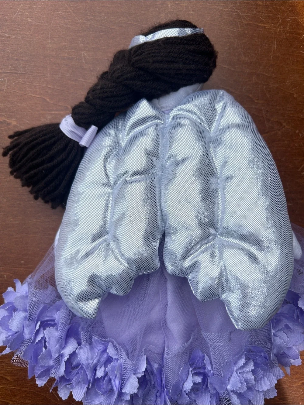 Pottery Barn Kids Purple Tulle Princess Rag Doll